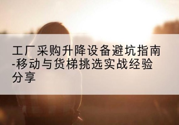 新龙移动式升降机怎么选-工厂采购升降设备避坑指南-移动与货梯挑选实战经验分享